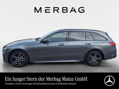 Gebraucht Mercedes C300e AMG line 204 PS (150 kW) 2024 Metalliclack selenitgrau Kombi