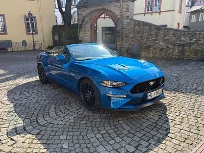 Gebraucht Ford Mustang GT 450 PS (330 kW) 2020 Blau Cabrio