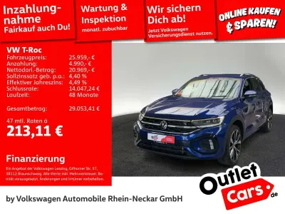 Occasion VW T-Roc R-line 190 PK (139 kW) 2023 Blauw SUV