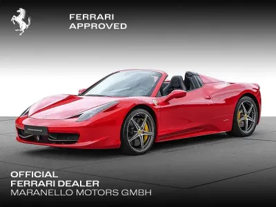 Gebraucht Ferrari 458 570 PS (419 kW) 2013 Rot Cabrio