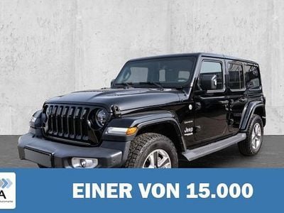 Gebraucht Jeep Wrangler Unlimited Sahara 200 PS (147 kW) 2018 Metallic SUV