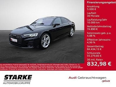 Gebraucht Audi S8 Ambiente 571 PS (419 kW) 2023 Mythosschwarz metallic Limousine
