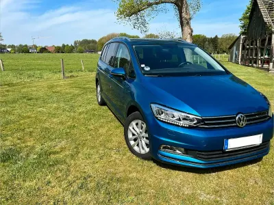Usata VW Touran Comfortline 116 CV (85 kW) 2016 Blu Monovolume