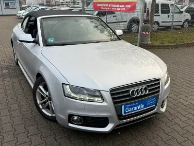 Gebraucht Audi A5 Cabriolet S-Line 275 PS (202 kW) 2010 Eissilber metallic Cabrio