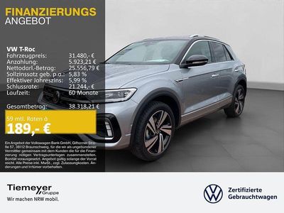 Neu VW T-Roc R-line 150 PS (110 kW) 2025 Silber SUV