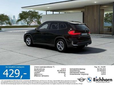 Nouă BMW X1 136 CP (100 kW) 2026 Negru SUV