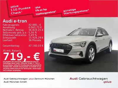 Gebraucht Audi e-tron Advanced 300 kW (408 PS) 2021 Siambeige metallic SUV
