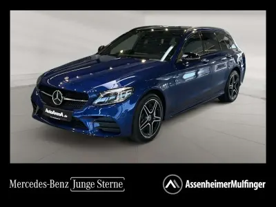 Gebraucht Mercedes C300e AMG 194 PS (142 kW) 2021 Blau Kombi