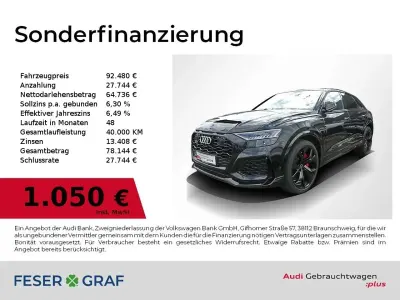 Gebraucht Audi RS Q8 Ambiente 600 PS (441 kW) 2023 Mythosschwarz metallic SUV