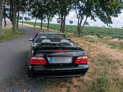 Gebraucht Mercedes CLK320 216 PS (158 kW) 2001 Schwarz Cabrio
