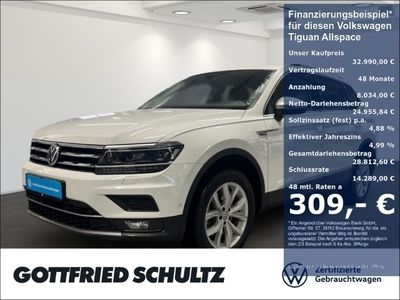 gebraucht VW Tiguan Allspace 2.0TDI 4M DSG NAVI LED KAMERA CARPLAY Highline