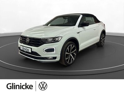 Gebraucht VW T-Roc Cabriolet R-line 150 PS (110 kW) 2021 Weiß Cabrio
