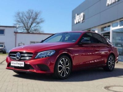 Usata Mercedes C180 156 CV (114 kW) 2019 Rosso Berlina