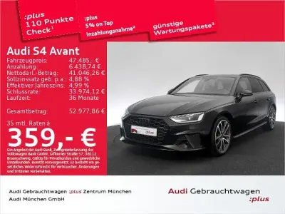 Gebraucht Audi S4 Ambiente 341 PS (250 kW) 2023 Mythosschwarz metallic Kombi