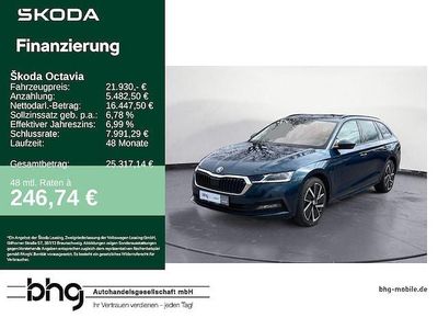 Gebraucht Skoda Octavia Ambition 204 PS (150 kW) 2023 Blau Kombi