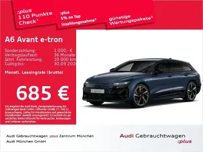 Gebraucht Audi A6 e-tron S-Line 314 kW (428 PS) 2025 Plasmablau metallic Kombi