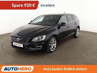 Usata Volvo V60 Summum 190 CV (139 kW) 2016 Blu Station wagon