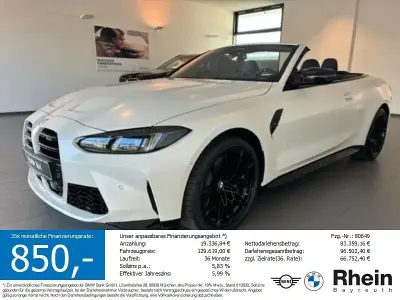Nouvelle BMW M4 Cabriolet Competition Edition 530 ch (389 kW) 2026 Blanc Cabriolet