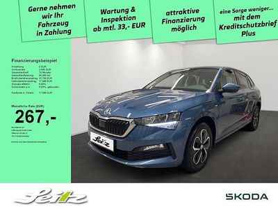 Gebraucht Skoda Scala Drive 150 PS (110 kW) 2020 Blau Kleinwagen