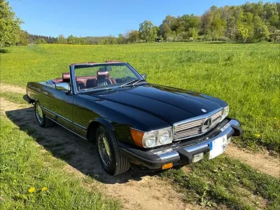 Używany Mercedes 560 231 KM (169 kW) 1989 Czarny Kabriolet
