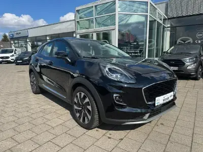 Gebraucht Ford Puma Titanium 125 PS (91 kW) 2023 Obsidianschwarz metallic SUV