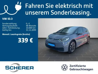 Brugt VW ID.3 Pro 106 kW (145 HK) 2021 Grå Hatchback