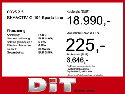 Gebraucht Mazda CX-5 194 PS (142 kW) 2018 Soul red crystal m (metallic) SUV