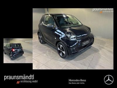 Schwarz Gebraucht 2020 Smart ForTwo Electric Drive Passion Cabrio | 12.980 € (Etwas zu teuer)