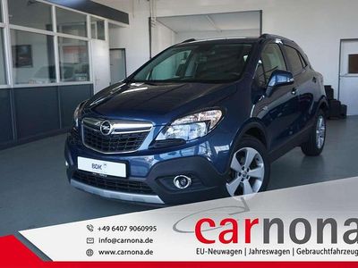 Nacht blau met Gebraucht 2016 Opel Mokka Edition SUV | 11.975 € (Etwas zu teuer)