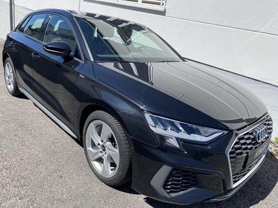Brugt Audi A3 S-Line 116 HK (85 kW) 2022 Sort Sedan