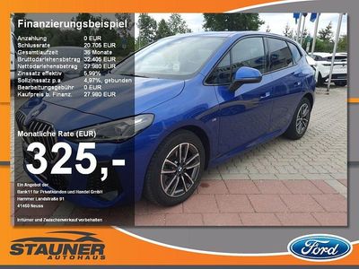 Gebraucht BMW 218 Active Tourer M Sport 136 PS (100 kW) 2024 Portimao blau metallic Van / Kleinbus