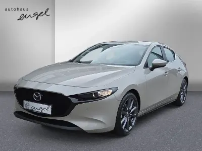 Gebraucht Mazda 3 Exclusive-Line 122 PS (89 kW) 2024 Platinum quartz m Limousine