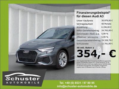 Gebraucht Audi A3 S-Line 150 PS (110 kW) 2024 Grau Limousine