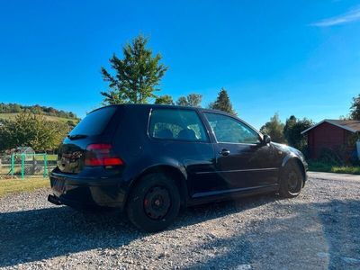 gebraucht VW Golf IV Volkswagen 1.6L schwarz Ledersitze