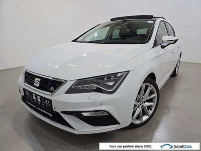 Usata Seat Leon FR-Line 150 CV (110 kW) 2018 Bianco Berlina