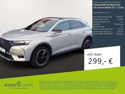 Gebraucht DS Automobiles DS7 Crossback Performance Line Plus 131 PS (96 kW) 2022 Lackierung chrystal pearl/meta SUV