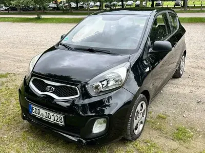 Gebraucht Kia Picanto Attract 69 PS (50 kW) 2012 Schwarz Kleinwagen