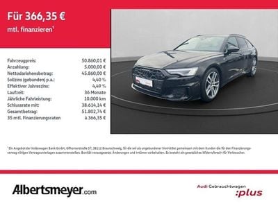 Gebraucht Audi A6 Design 265 PS (194 kW) 2025 Mythosschwarz metallic Kombi