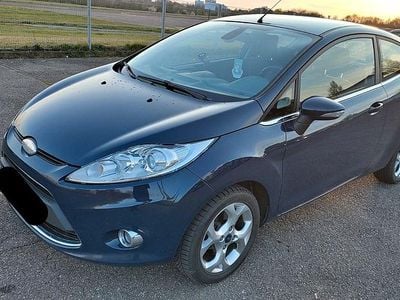 Gebraucht Ford Fiesta Titanium 82 PS (60 kW) 2009 Blau Kleinwagen