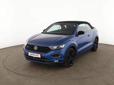 Gebraucht VW T-Roc Cabriolet R-line 150 PS (110 kW) 2021 Blau Cabrio