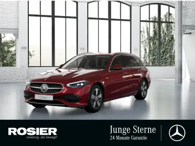Brugt Mercedes C300e Advanced Plus 204 HK (150 kW) 2025 Rød Stationcar
