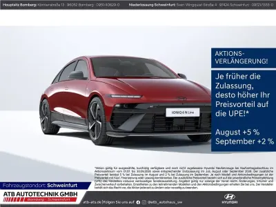 Neu Hyundai Ioniq 6 N Line 167 kW (228 PS) 2026 Rot Limousine