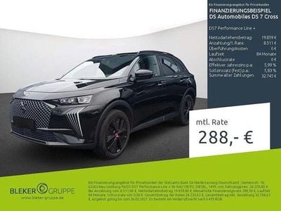 Gebraucht DS Automobiles DS7 Crossback Performance Line Plus 131 PS (96 kW) 2023 Schwarz SUV