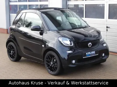 Brugt Smart ForTwo Cabrio Prime 90 HK (66 kW) 2019 Sort Cabriolet