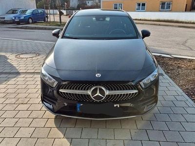 Gebraucht Mercedes A200 AMG line 150 PS (110 kW) 2022 Schwarz Limousine