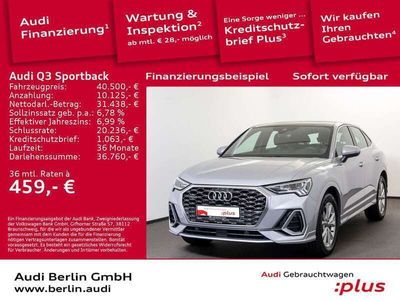 gebraucht Audi Q3 Sportback Sline 40 TDI qu. S tr. PANO AHK RFK