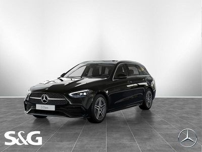 Gebraucht Mercedes C220 AMG 200 PS (147 kW) 2022 Metalliclack obsidianschwarz met Kombi