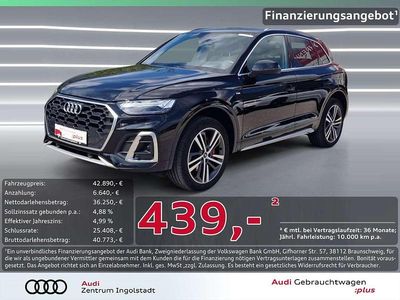 Mythosschwarz metallic Gebraucht 2022 Audi Q5 S-Line SUV | 42.890 € (Fairer Preis)