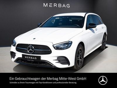 Gebraucht Mercedes E300 AMG 306 PS (225 kW) 2022 Unilack polarweiß Kombi