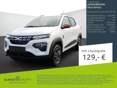 Begagnad Dacia Spring Extreme 47 kW (65 HK) 2023 Vit Halvkombi